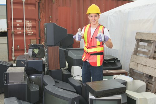 Various types of business waste materials