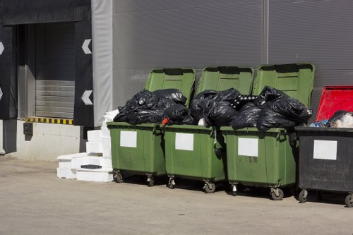 Recycling bins in Lewisham